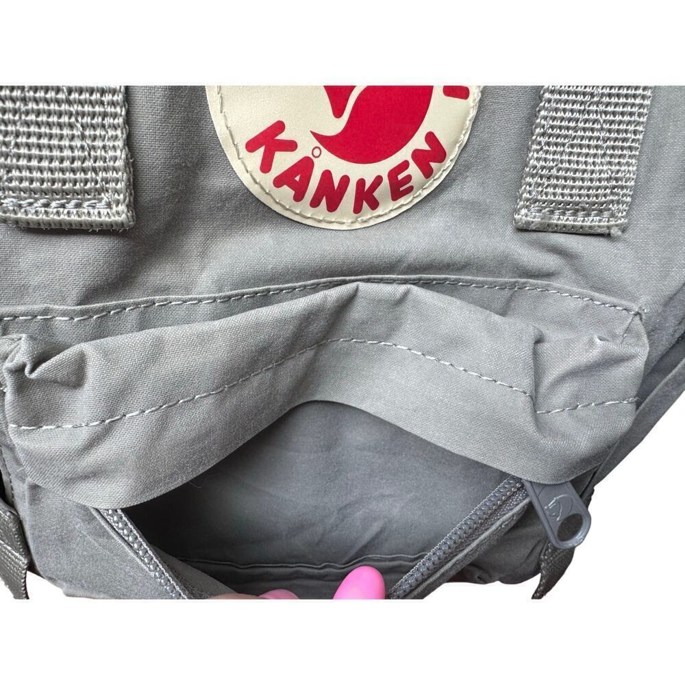 Fjallraven Kanken Mini Backpack Bag Water Resistant In Fog Gray - Picture 4 of 12